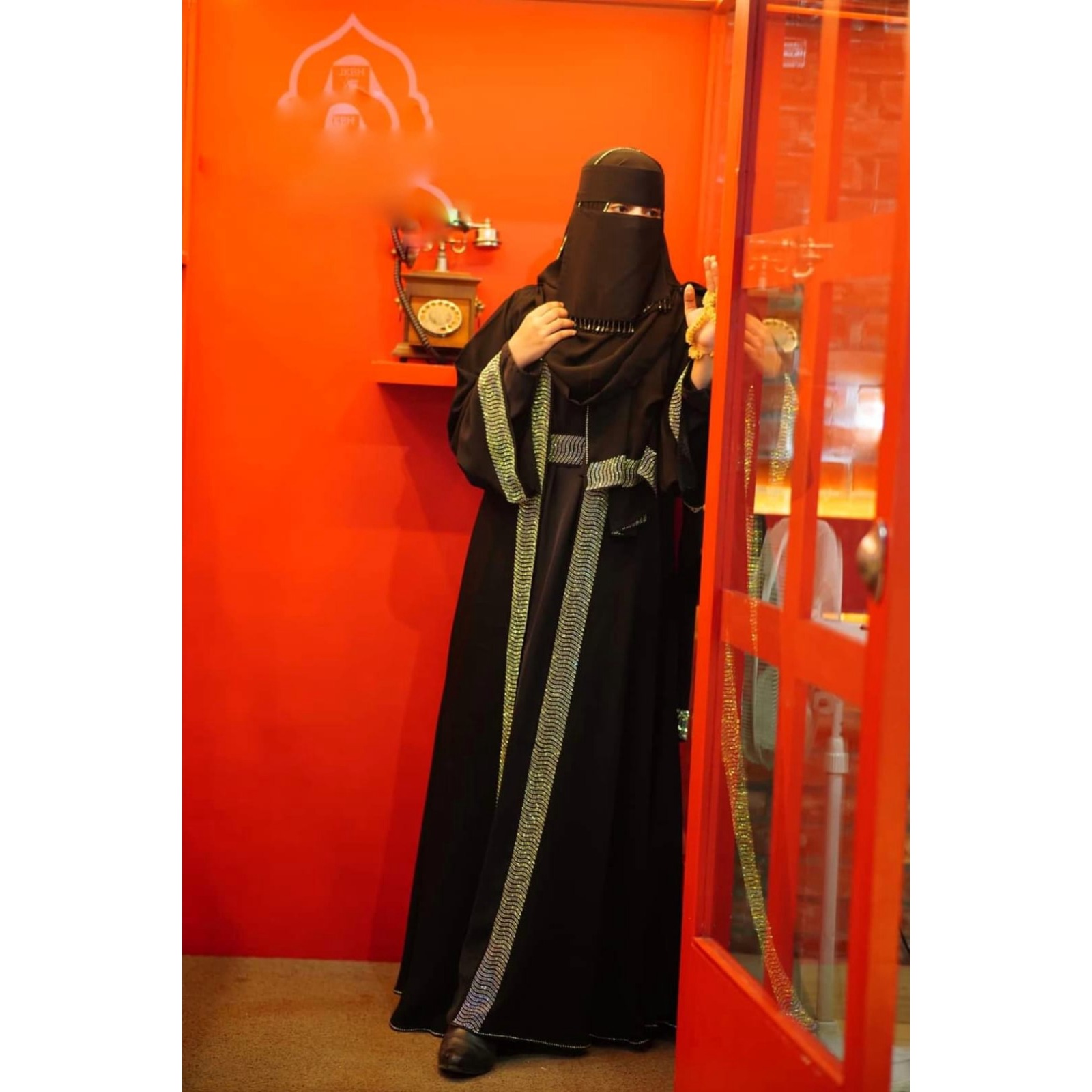 Stone Borka with Hijab